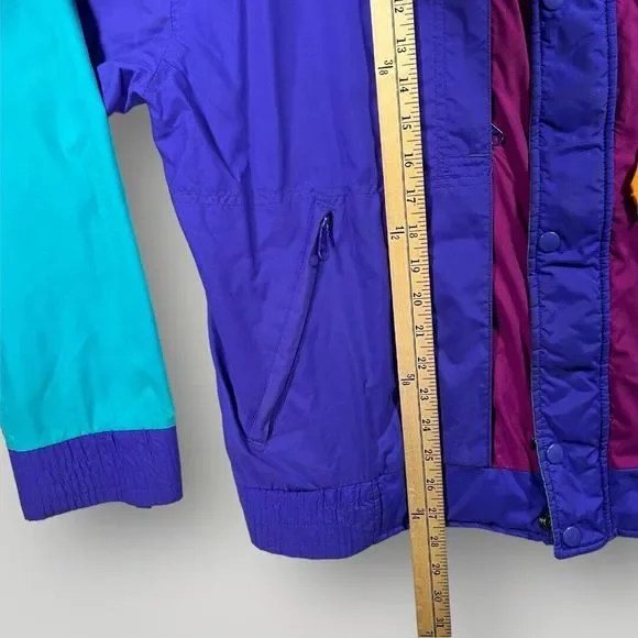 Vintage Woolrich Blueberry Windbreaker Nylon Color Block Jacket Men's Large